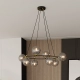 Lampa wisząca AZURA 8 BL GRAFIT 1294/8 EMIBIG