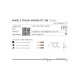 lafabryka.pl Nikki 2 Track Magnetic (black/black) AZ4592 AZZARDO