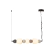 Lampa wisząca Modern 28w, Opal + Dark Grey+medium Brown+light Grey P0630 MaxLight