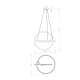 Lampa wisząca VELENNE P241249401E ZUMA LINE