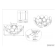Lampa sufitowa DISCALGO – 609900331 TRIO