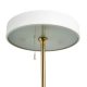 Lampa podłogowa ARTDECO biało - złota 162 cm MF8872 white Step into design