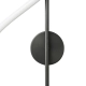 Lampa ścienna ESSA czarna 90 cm ST-B3554 black Step into Design