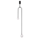 Lampa wisząca LOOP czarna 123 cm ST-8928S black Step into design