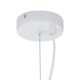 Lampa wisząca STONE biała 40 cm DN426-400 Step into design