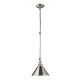 lafabryka.pl Lampa sufitowa/ścienna Provence – 1 źródło światła – Polerowany nikiel PV-GWP-PN Elstead Lighting