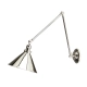 Lampa sufitowa/ścienna Provence – 1 źródło światła – Polerowany nikiel PV-GWP-PN Elstead Lighting