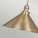 Lampa wisząca z regulacją długości Provence – 1 źródło światła – Stary mosiądz  PV-P-AGB Elstead Lighting