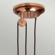 Lampa wisząca z regulacją długości Provence – 1 źródło światła – Polerowana miedź PV-P-CPR Elstead Lighting