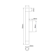 lafabryka.pl Kinkiet Q Parette Bianco / Rose Gold ORLICKI