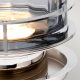 Lampa stołowa Arno – 1 źródło światła – Polerowany nikiel i przydymione szkło QN-ARNO-SMOKE-PN Elstead Lighting