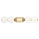 Kinkiet Atomo – 5 źródeł światła – złoty QN-ATOMO-5W-BG Elstead Lighting