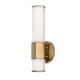 lafabryka.pl Kinkiet LED Facet – Stary mosiądz QN-FACET-LED1-HB-BATH Elstead Lighting