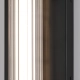 Średni kinkiet LED Fayton – Matowa czerń QN-FAYTON-M-BK Elstead Lighting