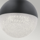 Mała lampa wisząca LED Moonlit – Matowa czerń QN-MOONLIT-P-MBK Elstead Lighting