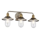 lafabryka.pl Kinkiet Rigby – 3 źródła światła – Antyczny nikiel/ Stary mosiądz QN-RIGBY3-BATH-AN Elstead Lighting