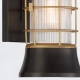 Mała latarnia naścienna Rivamar – 1 źródło światła – Czarno-złoty QN-RIVAMAR-S-BLK-GD Elstead Lighting