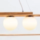 Lampa wisząca Sfera – 3 źródła światła QN-SFERA-3P-TEAK Elstead Lighting