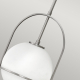 Lampa wisząca Somerset – 1 źródło światła – Opalowe szkło – Szczotkowany nikiel QN-SOMERSET-P-O-BN Elstead Lighting