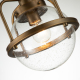 Lampa wisząca/ Plafon Triocent – 1 źródło światła – Naturalny mosiądz QN-TRIOCENT-P-NBR Elstead Lighting