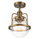 Lampa wisząca/ Plafon Triocent – 1 źródło światła – Naturalny mosiądz QN-TRIOCENT-P-NBR Elstead Lighting