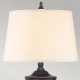 Lampa stołowa Dennison – 1 źródło światła – Brąz palladiański QZ-DENNISON-PB Elstead Lighting