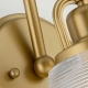 Kinkiet Dublin – 1 źródło światła – Malowany naturalny mosiądz QZ-DUBLIN1-PNBR Elstead Lighting