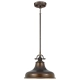 lafabryka.pl Lampa wisząca Emery – 1 źródło światła – Brąz palladiański QZ-EMERY-P-M-PN Elstead Lighting