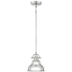lafabryka.pl Mała lampa wisząca Emery – 1 źródło światła – Cesarskie srebro QZ-EMERY-P-S-IS Elstead Lighting