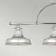 Podłużna lampa wisząca Emery – 3 źródła światła – Cesarskie srebro QZ-EMERY3P-IS Elstead Lighting