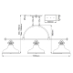 Podłużna lampa wisząca Emery – 3 źródła światła – Brąz palladiański QZ-EMERY3P-PN Elstead Lighting