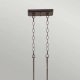 Podłużna lampa wisząca Emery – 3 źródła światła – Brąz palladiański QZ-EMERY3P-PN Elstead Lighting