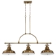 Podłużna lampa wisząca Emery – 3 źródła światła – Stary mosiądz QZ-EMERY3P-WS Elstead Lighting