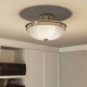 Półplafon Mantle – 2 źródła światła – Polerowany nikiel QZ-MANTLE-SF-IS Elstead Lighting