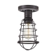Półplafon Mixon – 1 źródło światła – Brąz palladiański QZ-MIXON-SF-PN Elstead Lighting