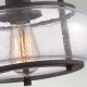 Półplafon Trilogy – 1 źródło światła – Stary brąz  QZ-TRILOGY-SF-S Elstead Lighting