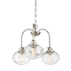 Żyrandol Trilogy – 3 źródła światła – Szczotkowany nikiel QZ-TRILOGY3-BN Elstead Lighting