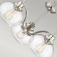 Żyrandol Trilogy – 3 źródła światła – Szczotkowany nikiel QZ-TRILOGY3-BN Elstead Lighting
