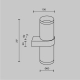 Kinkiet Focus Design C069WL-02MG Maytoni