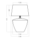 RAVENNA TRANSPARENT lampa stołowa L052331250 4Concepts
