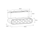 Reflektor Magnetic Slim Blaze 6W LED 4000K czarny LP-616-MAG SLIM 6W 4BK Light Prestige