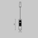 Lampa wisząca Dynamics MOD326PL-01B Maytoni