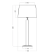 FJORD BLACK lampa stołowa L207265247 4Concepts