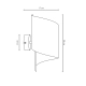 Kinkiet SPIRAL WHITE 1360/1 EMIBIG Lighting