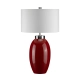 lafabryka.pl Mała lampa stołowa Victor – 1 źródło światła – Czerwona VICTOR-SM-TL-RD Elstead Lighting