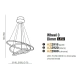 Lampa wisząca WHEEL 3 AZ2918 AZZARDO