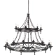 Żyrandol Warwick – 18 źródeł światła WR18-GRAPHITE Elstead Lighting