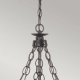 Żyrandol Warwick – 6 źródeł światła WR6-GRAPHITE Elstead Lighting