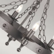 Żyrandol Warwick – 6 źródeł światła WR6-GRAPHITE Elstead Lighting