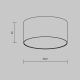Lampa sufitowa Zon C032CL-12W3K-RD-MG Maytoni